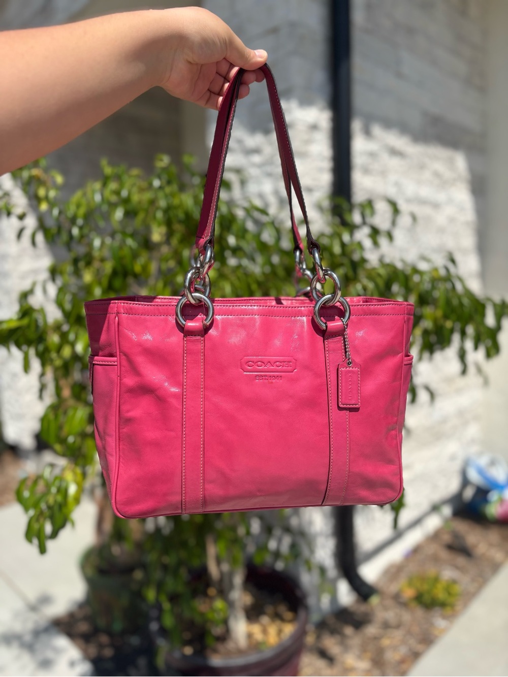 Pink Coach Bag